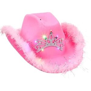 Amazon Pink Sparkly Cowgirl Hat